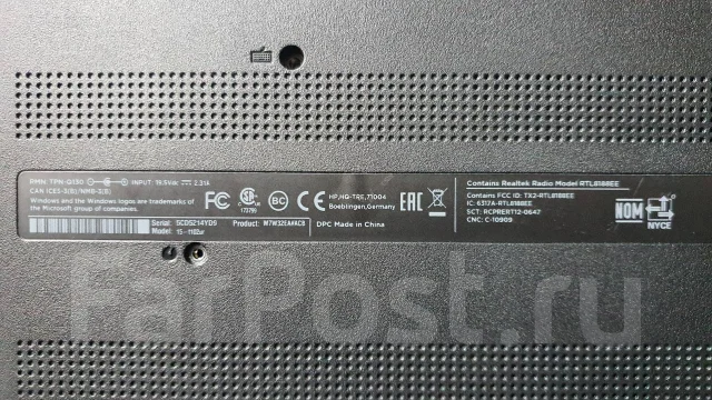 HP Compaq. 15.6" ����
