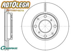 ���� ��������� G-brake Honda FIT/GD# L15/L13 4WD 01-07/LOGO GA3 CAPA GR-20169 ����
