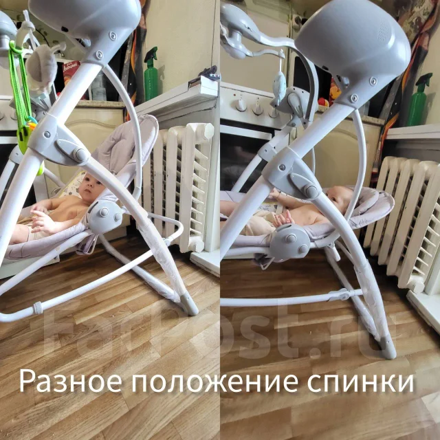 Продам электрокачели для новорожденных, б/у, в наличии. Цена: 1 500₽ во ...