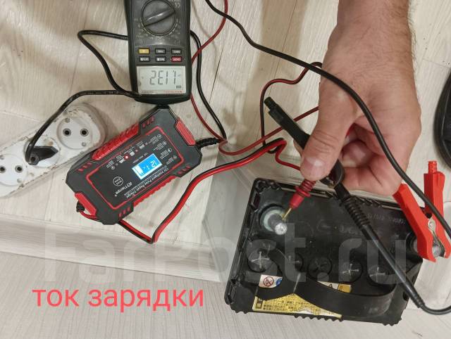 Автомобильное зарядное устройство, зарядка АКБ аккумулятора 12 Вольт ...
