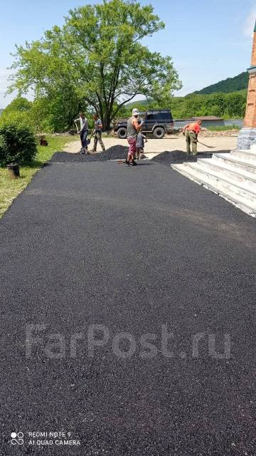 Асфальтирование, Асфальт+укладка + планировка территории. Гарантия в ...