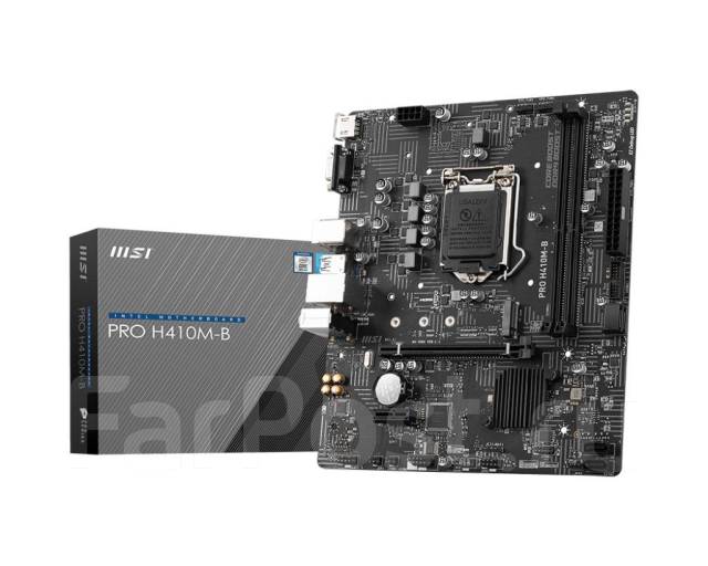 Материнская плата MSI PRO H410M - B Socket 1200, LGA1200, новый, в ...