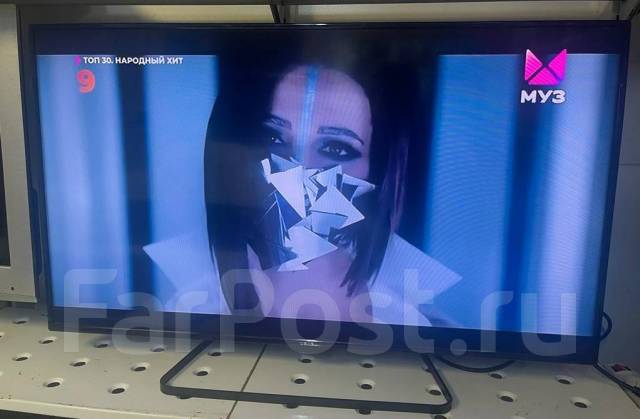 Телевизор DEXP 40A7100 черный 40 дюймов, LED, 40", б/у, в наличии. Цена ...