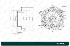 ���� ��������� ��������������� G-brake GFR-01898L ����� Gbrake GFR01898L GFR01898L ����