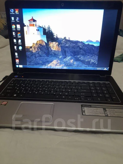 eMachines. 16.5", ��� 2048 ��, ���� 320���, WiFi: 1, Bluetooth: 1, ����������� �� 1��. ����