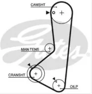 ������ 120x3/4 Gates 41120 X 3/4 T-064 MD009667 41120 ����
