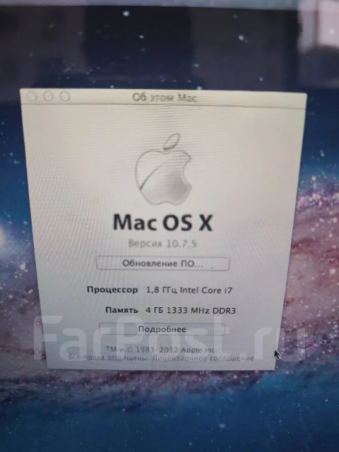 Apple MacBook Air 11. 11", ��� 4 ��, ���� 120���, WiFi: 1, Bluetooth: 1 ����