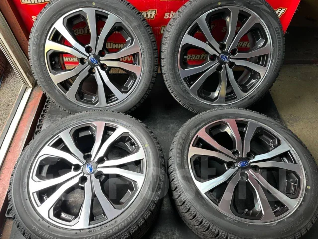 Комплект оригинала Subaru R18 5x114,3 OFF+48 7J Made in Japan, 18