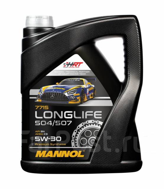Моторное масло Mannol Longlife 504/507 5W-30 API SN ACEA C3 +PAO 5л ...