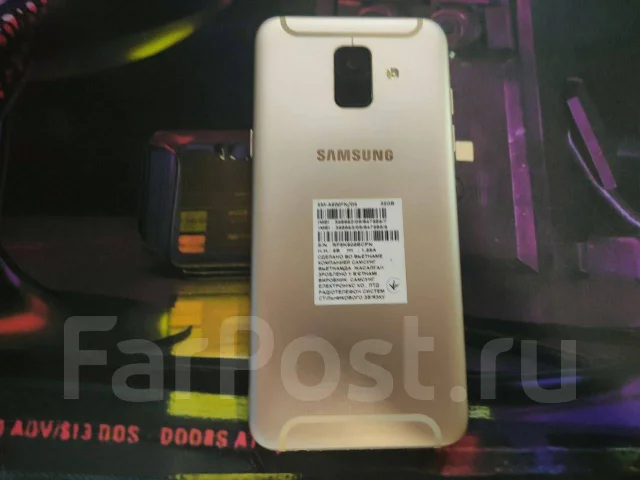 Samsung Galaxy A6. �/�, 32 ��, �������, 4G LTE, Dual-SIM, NFC ����