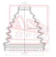 ������� ���� (�������� ��� ������) 25x85x99 ASVA Asbtn16B ASBTN16B ����