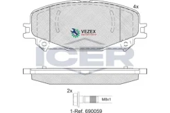 ������� ����. ����. ������. Megane IV (B9A/M_) (11/15-) Espace V (02/15-) ICER 182304 182304 ����