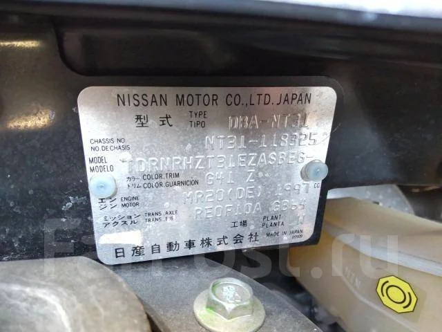 Nissan X-Trail. NT31, MR20DE ����