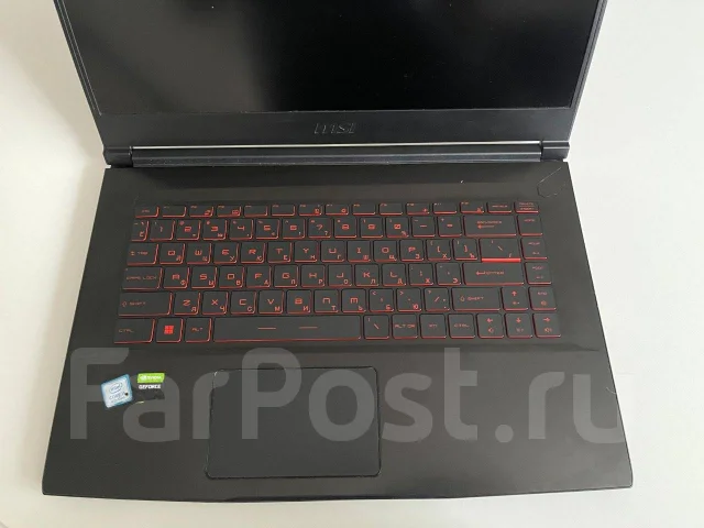 MSI GF65 Thin 9SEXR. 15.6", 2,4����, ��� 8 ��, ���� 256���, WiFi: 1, Bluetooth: 1, ����������� �� 3��. ����