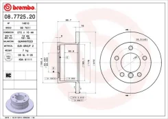 08.7725.20_���� ���� 08772520 Brembo 08772520 ����