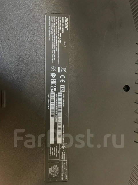 Acer Nitro 5 AN515-56. 15.6", 3,1����, ��� 32 ��, ���� 768���, WiFi: 1, Bluetooth: 1, ����������� �� 4��. ����