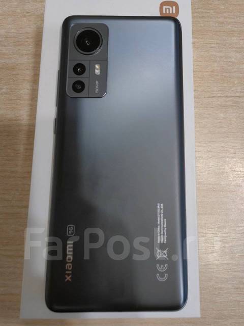 Xiaomi 12X, 256 гб, 6.28", моноблок, серый, Dual-SIM, NFC, б/у, в ...