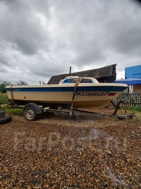 Yamaha Fish 17. 1990 ���, ����� 5,1��., ��������� ���������, 70��.�., ������ ����