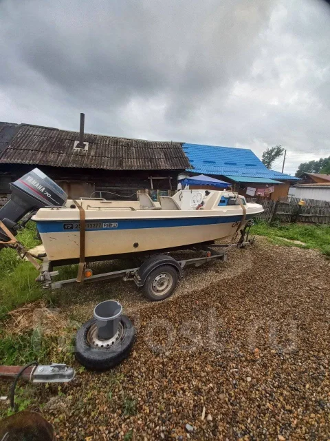 Yamaha Fish 17. 1990 ���, ����� 5,1��., ��������� ���������, 70��.�., ������ ����