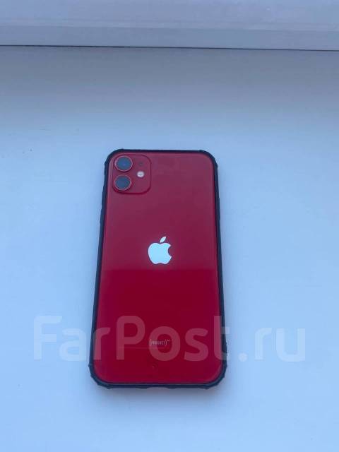 Продам телефон Apple, 128 гб, 6.10", красный, 4G LTE, б/у, в наличии ...