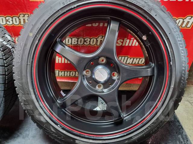 Диски с полкой 5Zigen R17 PСD 4x100 OFF+45 7J из Японии, 17", 1 шт, 64 ...