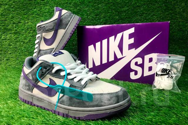 Кроссовки Nike SB Dunk Purple Pigeon, 41, 42, 43, 44, 45, демисезон, новый,  в наличии. Цена: 4 500₽ в Хабаровске