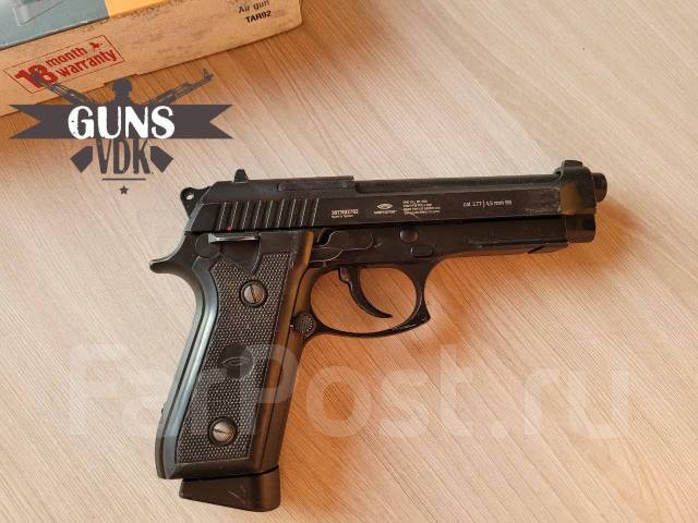 Пневматический пистолет Gletcher TAR 92 (Beretta), б/у, в наличии. Цена ...