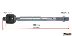 ���� ������� LR Toyota Caldina ST190 ST191 ST210 Toyota Ipsum SXM10 240mm M14*1.5 M15*1.5 (Xcpmc) Xcpmc 4550329615 4550329615 ����