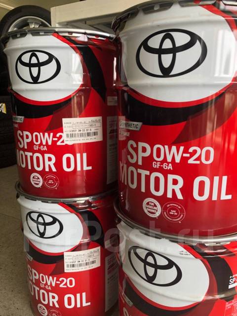 Масло моторное Toyota SP 0W-20 GF-6A в Находке, синтетическое, 20,00 л ...