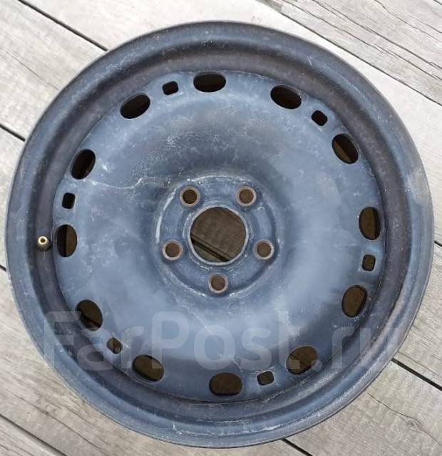 Диски стальные 15*6J/5-100/57,1/+38 (б/у), штамповка, 15", 7 шт, 5x100 ...