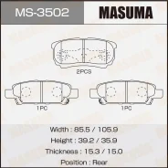 ������� �������� Masuma, AN-651WK, NP3011, P54034 rear MS-3502 4605A336 ����