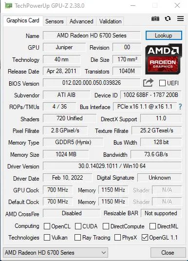 Radeon HD 6750 ����