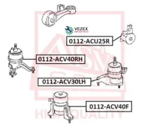 ������� ��������� Toyota/Lexus Camry -11 ����. ASVA 0112ACV40RH 0112ACV40RH ����