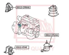 ������� ��������� Honda Accord -02 ASVA 0312Cfrha 0312CFRHA ����