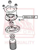 ����� ������������ Mitsubishi Lancer 9 00- ������. ASVA 0411CUF 0411CUF ����
