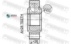 ���� ���������� ������ 28X85.9 Febest 2311TR5RR 2311TR5RR ����