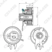 ����� �������� VW GOLF, Skoda Octavia 1.0-1.6 91-04 GMB GTB0450 GTB0450 ����