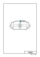 ������� ����. Toyota VITZ 05- ���. Kashiyama D2253 D2253 ����