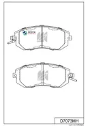 ������� ��������� Forester - SG# 01-, Impreza - GD#, GG# 00-, Legacy - BE5, BH#, BL#, BP# 98- F Kashiyama D7073MH D7073MH ����