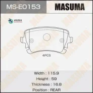 ������� ��������� VW Transporter 03- ����. Masuma MSE0153 MSE0153 ����