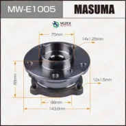 ��������� ���� Masuma front BMW X5 (F15), X6 (F16) (with ABS) Masuma MWE1005, �������� MWE1005 ����