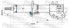 ����������� �������� ����� GAS. TWIN TUBE Febest 10667898FL 10667898FL ����