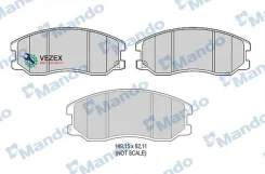 ������� ��������� �������� | ����� | Chevrolet Captiva 2006, Captiva Sport 2012, Equinox 2003 - 2009] Mando MBF015339 MBF015339 ����