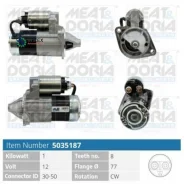 ������� 12V 1KW Mitsubishi Carisma (DA), Volvo S40 I Meatdoria 5035187 5035187 ����