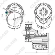 ���������� ���������� ����� AUDI A3/SEAT/Skoda Fabia/Octavia/VW POLO 1,4/1,6 03- GMB GAT20970 GAT20970 ����