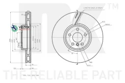���� ��������� �������� �����, ������������������ (348x36mm) / BMW 3,4,5,6,7,8, X3, X4, X5, X6, X7, Z4 (G20, �21, �30, �31, �32, �11, �12, �14, �15,...