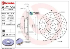���� ��������� Xtra | ����� | Toyota RAV 4 IV (_A4_) 2.0 (ZSA42) 12.2012 - Toyota Camry Saloon (_V4_) 2.4 (ACV40_) 01.2006 - 09.2011 Brembo 09A4171X 0...