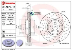 ���� ��������� Xtra | ����� | Subaru Legacy IV (BL) 2.0 AWD 06.2005 - 04.2009 Subaru Forester (SJ_) 2.0 XT AWD (SJG) 03.2013 - Brembo 09A8701X 09A8701...