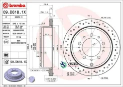 ���� ��������� Brembo 09D6181X 09D6181X ����