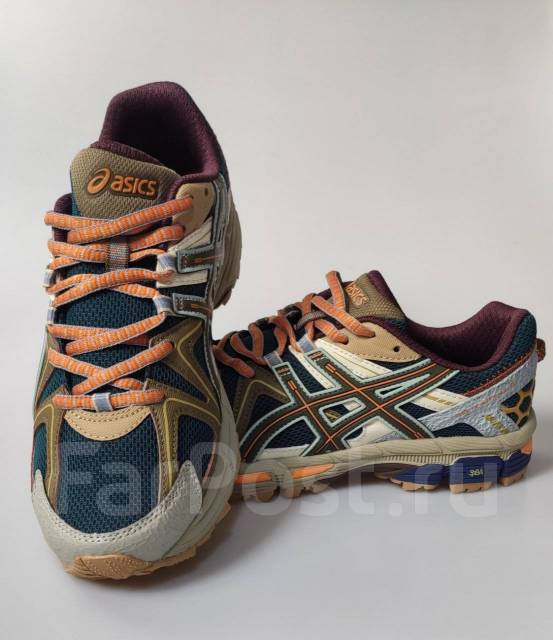 Brown asics best sale